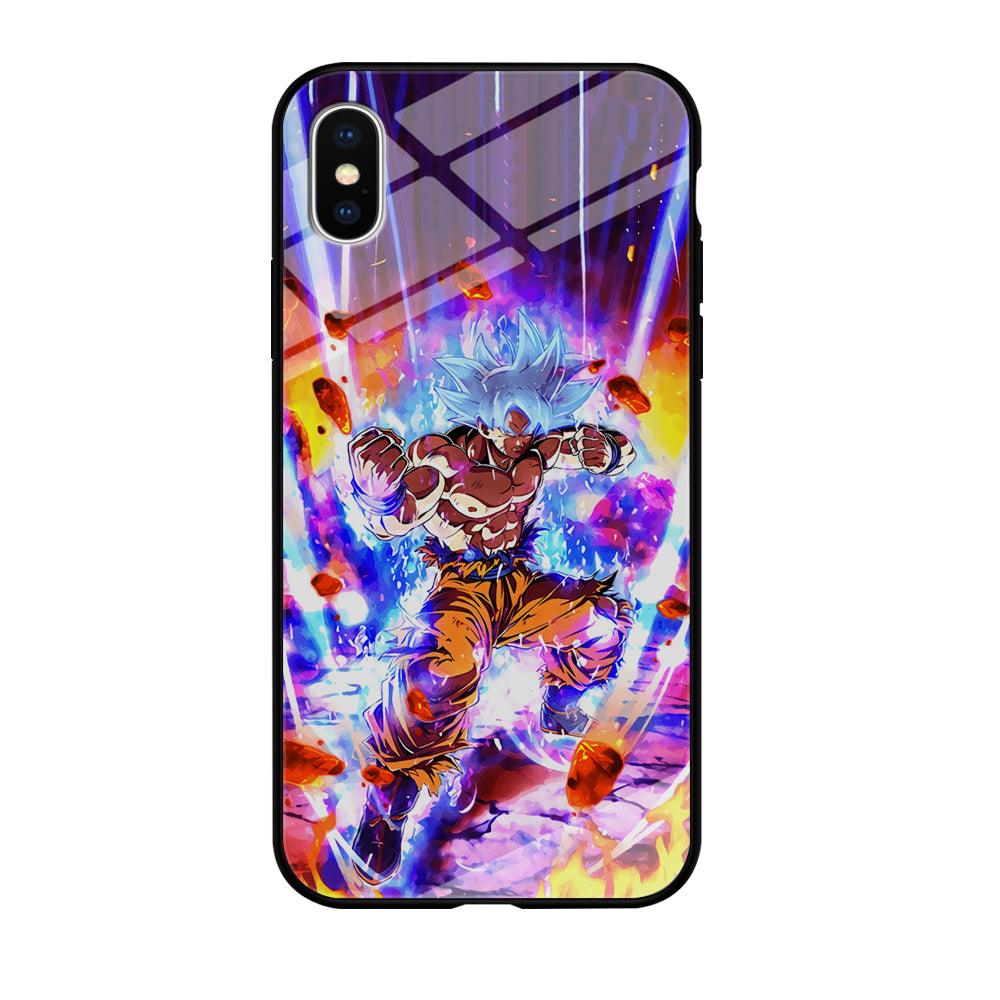 Dragon Ball Z Break The Ground iPhone X Case-Oxvistore