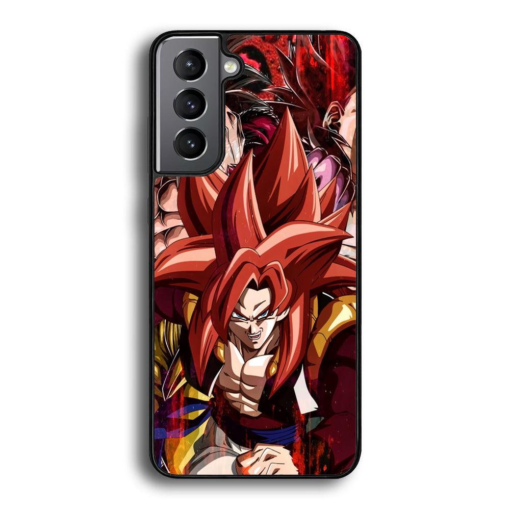 Dragon Ball Z Go Ahead and Fight Samsung Galaxy S24 Case-Rubber Black (2D Case)-Oxvistore