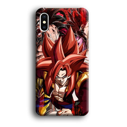 Dragon Ball Z Go Ahead and Fight iPhone X Case-Oxvistore