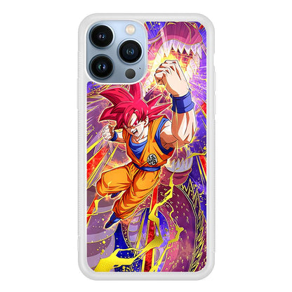 Dragon Ball Z God of Saiyan iPhone 13 Pro Case-Oxvistore