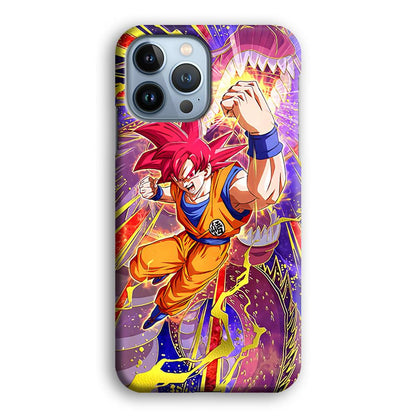 Dragon Ball Z God of Saiyan iPhone 15 Pro Case-Oxvistore