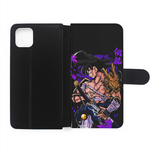 Dragon Ball Z Goku Samurai Flip Wallet Phone Case