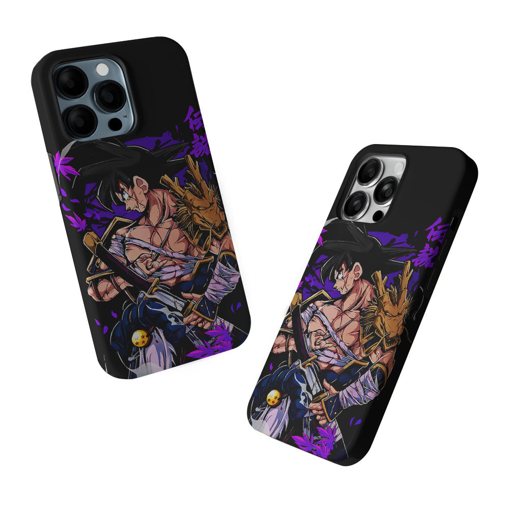 Dragon Ball Z Goku Samurai 2 in 1 Tough Phone Case