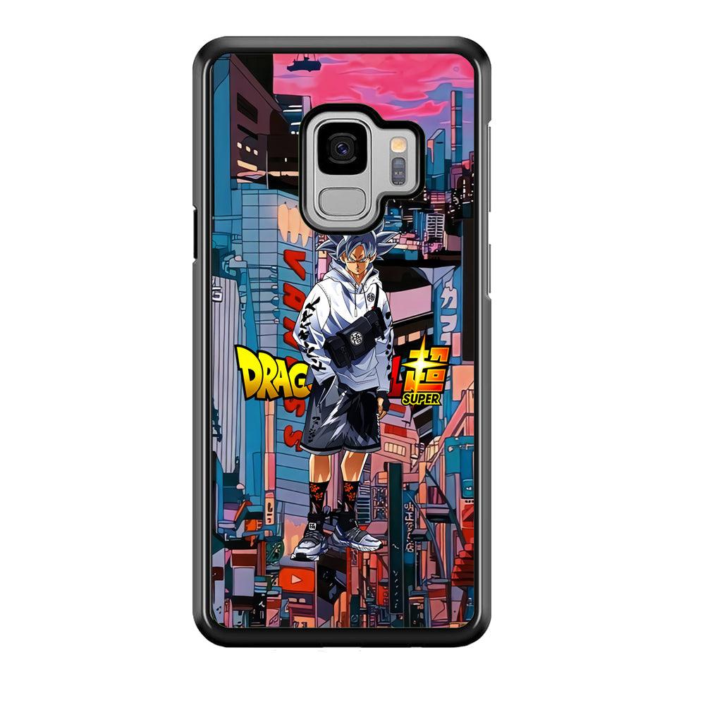Dragon Ball Z Goku Super Hype Samsung Galaxy S9 Case-Rubber Black (2D Case)-Oxvistore