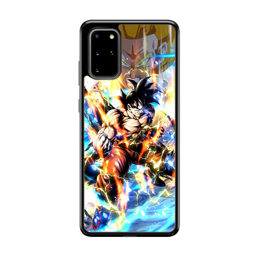 Dragon Ball Z Mighty Muscles Samsung Galaxy S20 Plus Case-Rubber Black (2D Case)-Oxvistore