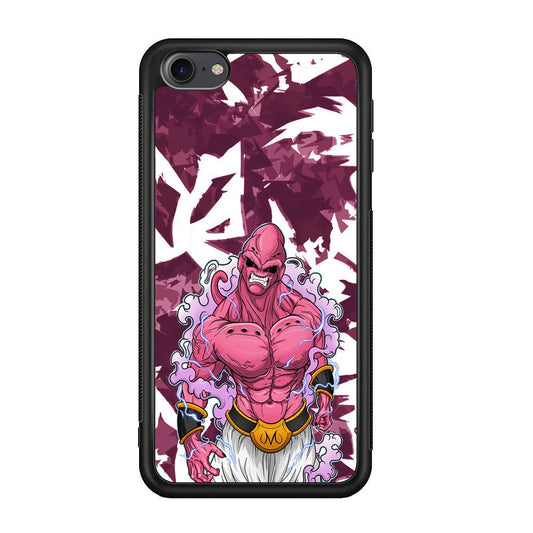 Dragon Ball Z Muscle of Majin Buu iPod Touch 6 Case-Rubber Black (2D Case)-Oxvistore