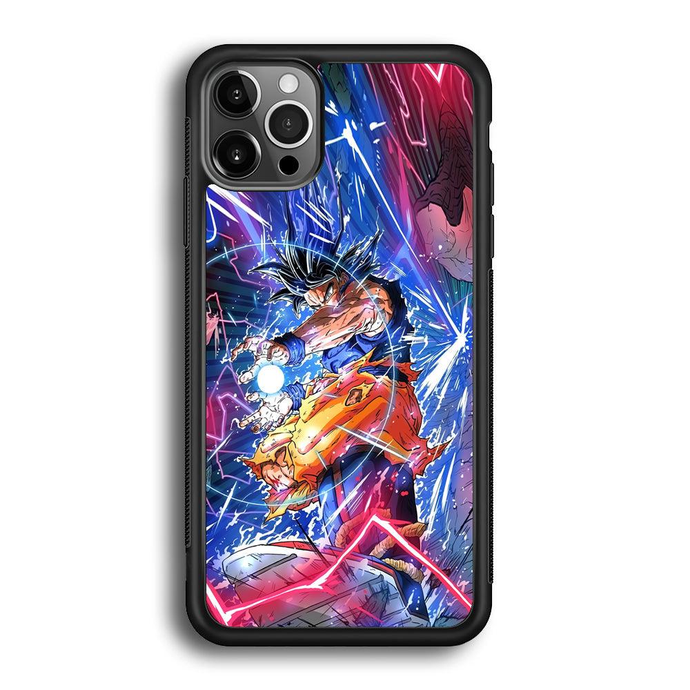 Dragon Ball Z Revenge Kame Kame iPhone 12 Pro Max Case-Rubber Black (2D Case)-Oxvistore