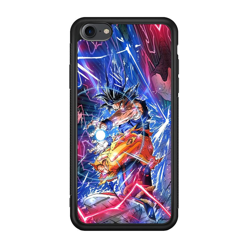 Dragon Ball Z Revenge Kame Kame iPhone 8 Case-Rubber Black (2D Case)-Oxvistore