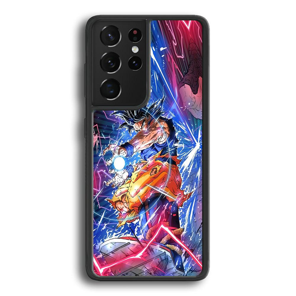Dragon Ball Z Revenge Kame Kame Samsung Galaxy S24 Ultra Case-Rubber Black (2D Case)-Oxvistore
