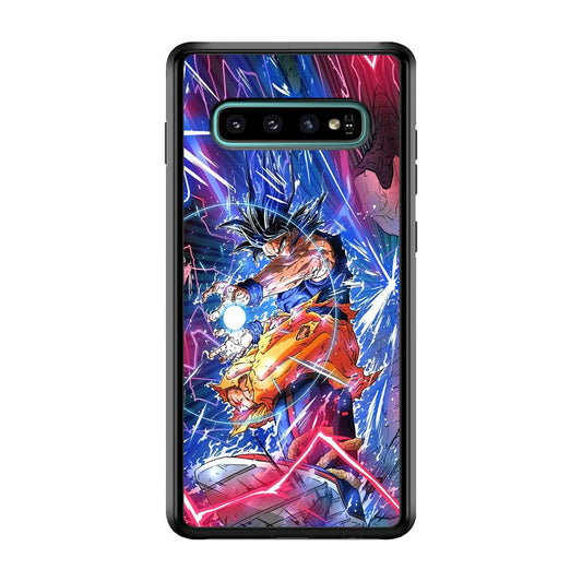 Dragon Ball Z Revenge Kame Kame Samsung Galaxy S10 Case-Rubber Black (2D Case)-Oxvistore