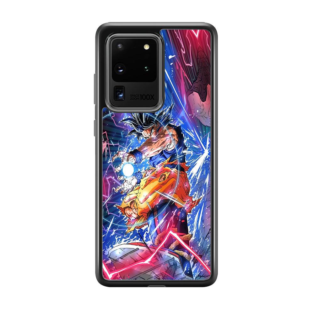 Dragon Ball Z Revenge Kame Kame Samsung Galaxy S20 Ultra Case-Rubber Black (2D Case)-Oxvistore
