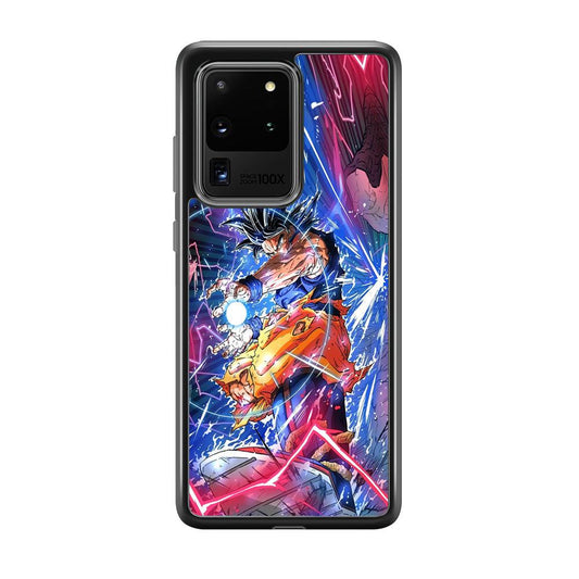 Dragon Ball Z Revenge Kame Kame Samsung Galaxy S20 Ultra Case-Rubber Black (2D Case)-Oxvistore