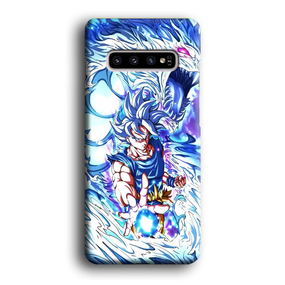 Dragon Ball Z Saiyan and Dragon Psyche Samsung Galaxy S10 Plus Case-Oxvistore