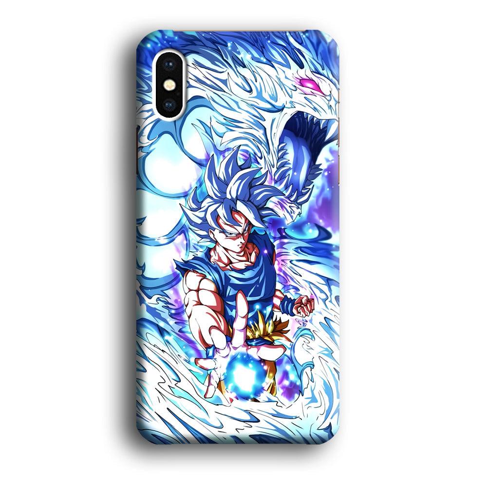 Dragon Ball Z Saiyan and Dragon Psyche iPhone X Case-Oxvistore