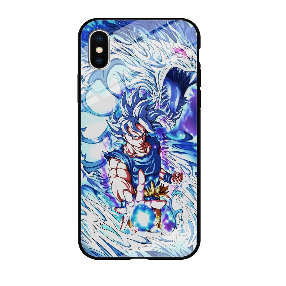 Dragon Ball Z Saiyan and Dragon Psyche iPhone X Case-Oxvistore