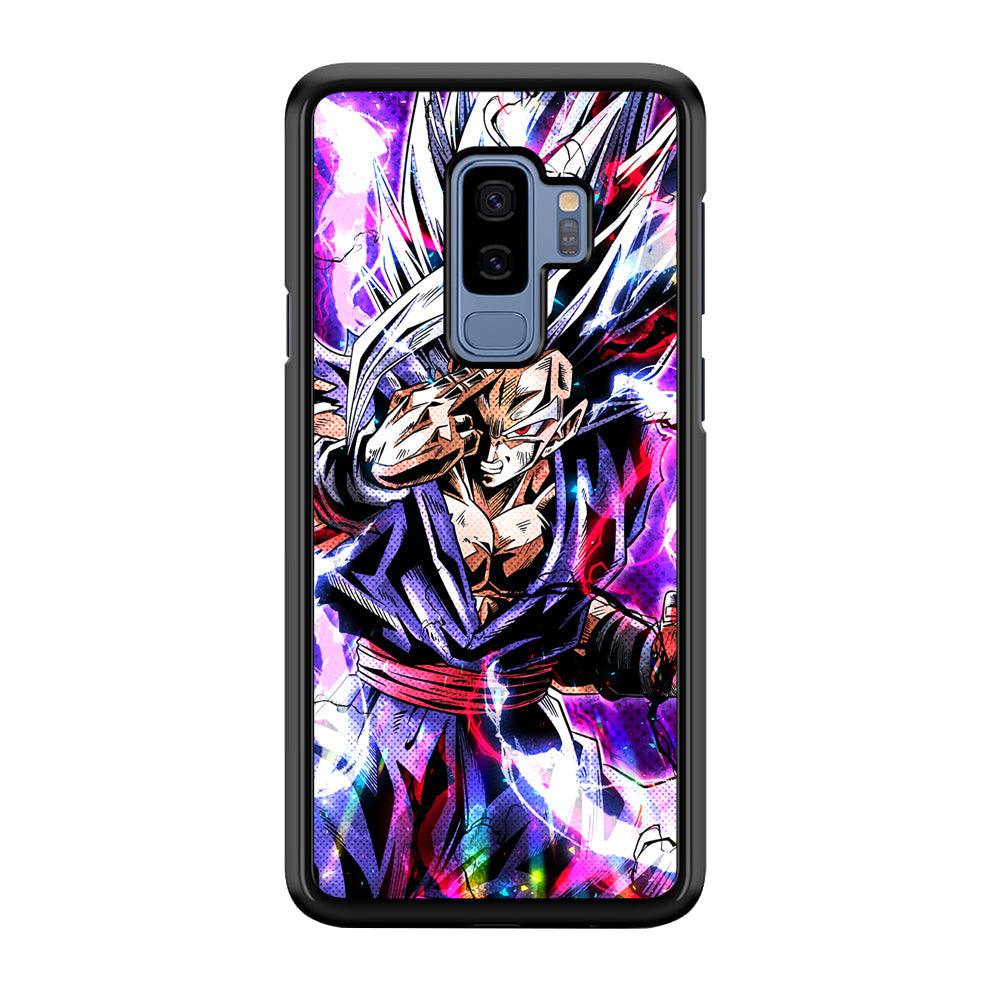 Dragon Ball Z The Mind Power Samsung Galaxy S9 Plus Case-Rubber Black (2D Case)-Oxvistore