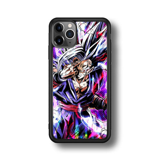 Dragon Ball Z The Mind Power iPhone 11 Pro Max Case-Rubber Black (2D Case)-Oxvistore