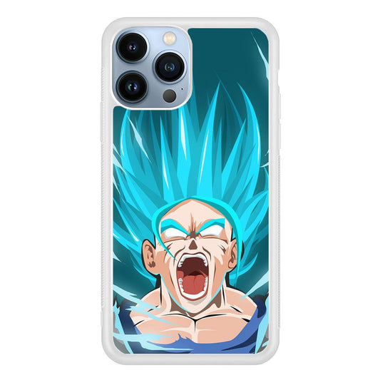 Dragon Ball Z Vegeta Power Up Saiyan Blue iPhone 13 Pro Case-Oxvistore