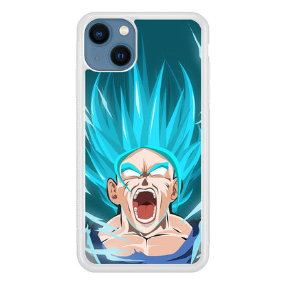 Dragon Ball Z Vegeta Power Up Saiyan Blue iPhone 15 Case-Oxvistore