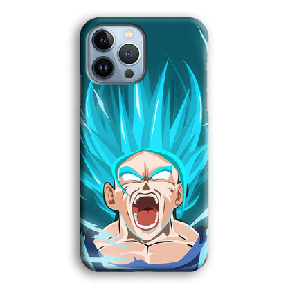 Dragon Ball Z Vegeta Power Up Saiyan Blue iPhone 13 Pro Case-Oxvistore