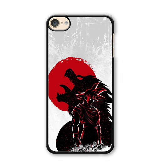 Dragon Ball Blood Red Moon iPod Touch 6 Case-Plastic Black (2D Case)-Oxvistore