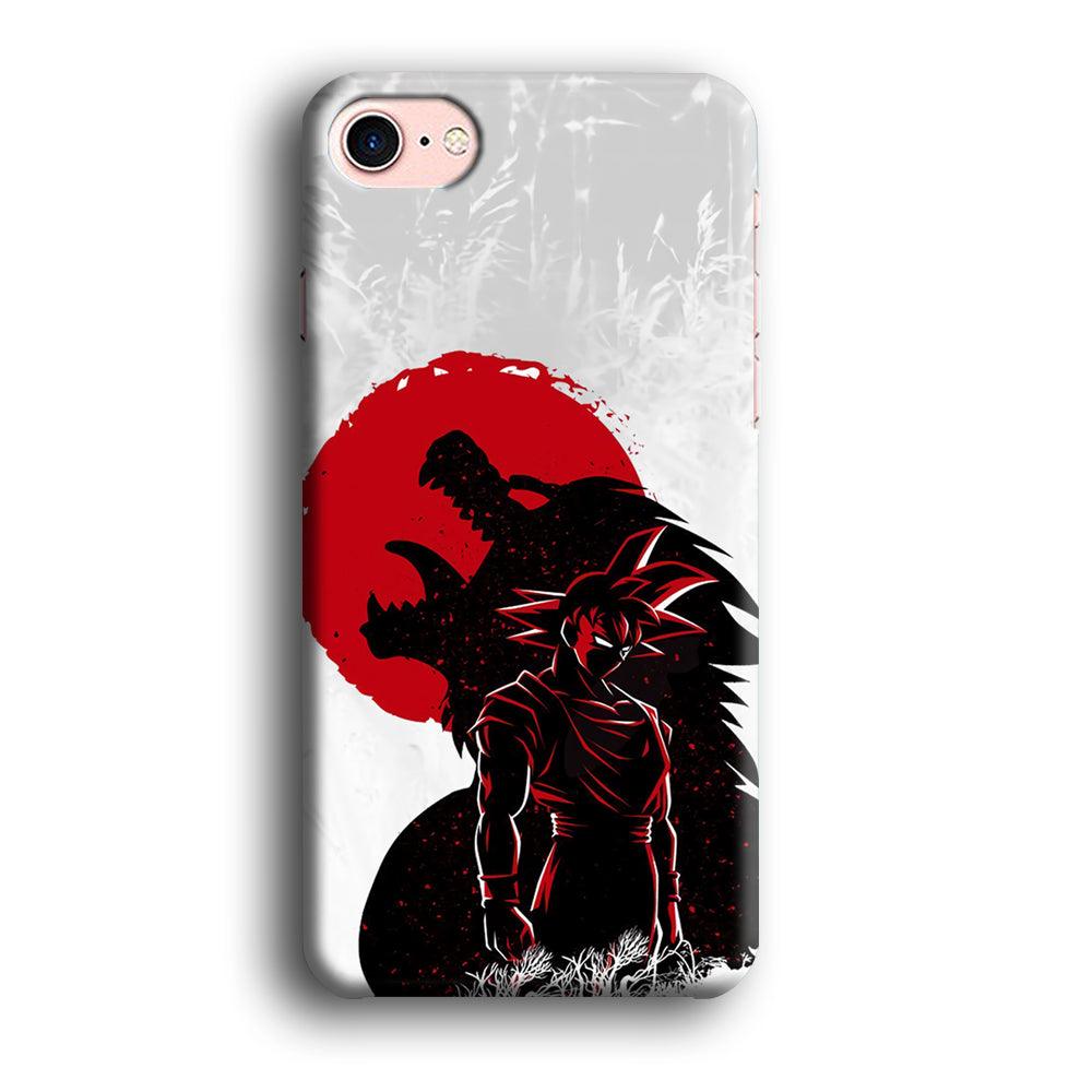 Dragon Ball Blood Red Moon iPhone 8 Case-Oxvistore