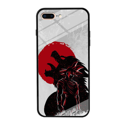 Dragon Ball Blood Red Moon iPhone 7 Plus Case-Oxvistore