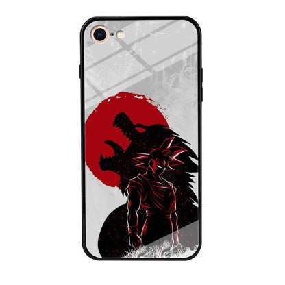 Dragon Ball Blood Red Moon iPhone 8 Case-Oxvistore