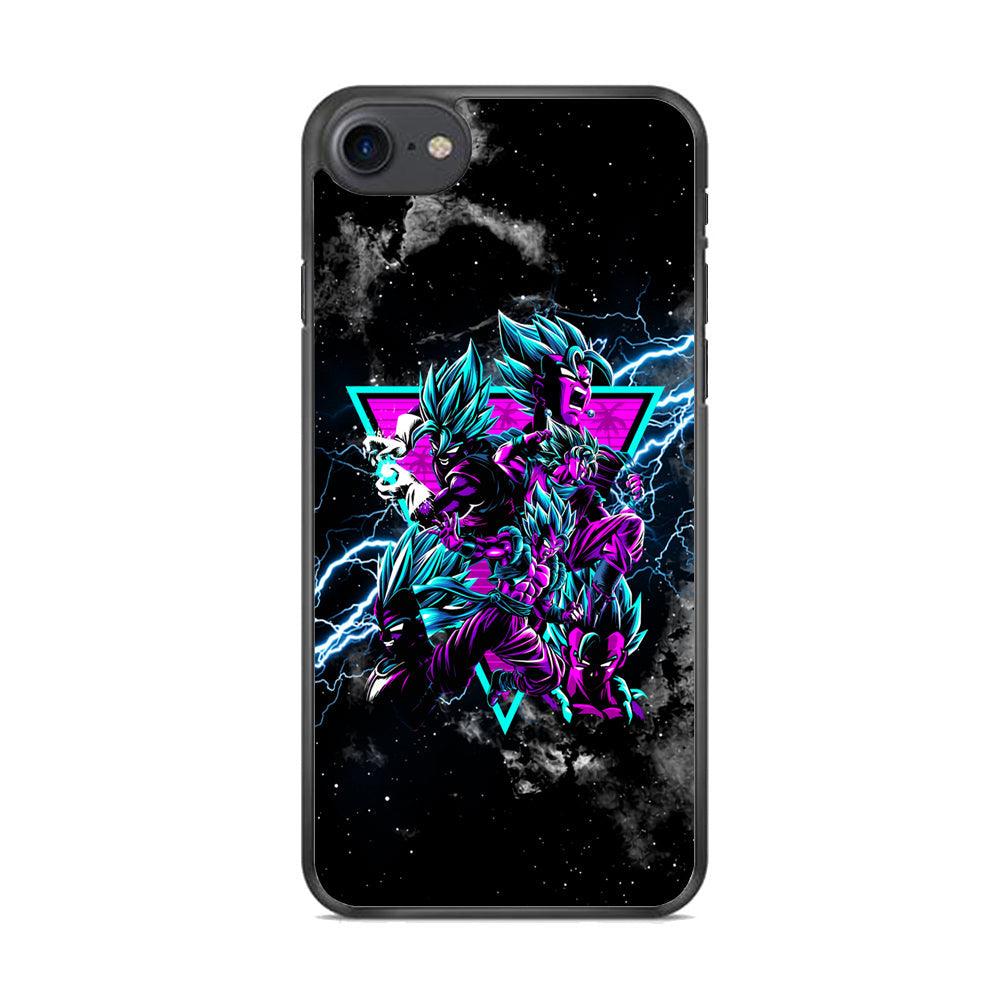 Dragon Ball Triangle of Force iPhone 8 Case-3D Case-Oxvistore