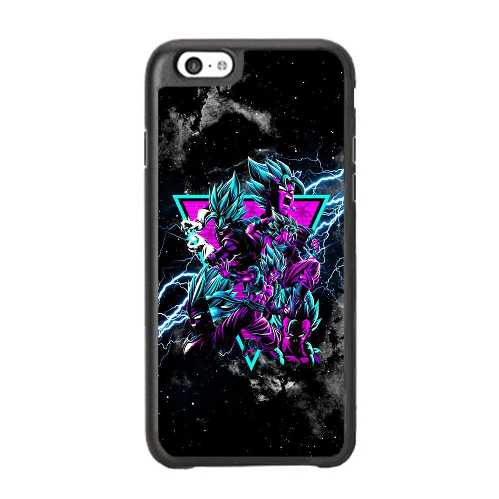 Dragon Ball Triangle of Force iPhone 6 Plus | 6s Plus Case-Rubber Black (2D Case)-Oxvistore