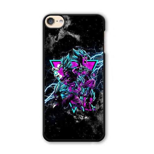 Dragon Ball Triangle of Force iPod Touch 6 Case-Plastic White (2D Case)-Oxvistore