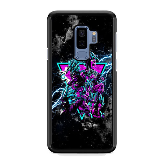 Dragon Ball Triangle of Force Samsung Galaxy S9 Plus Case-Rubber White (2D Case)-Oxvistore