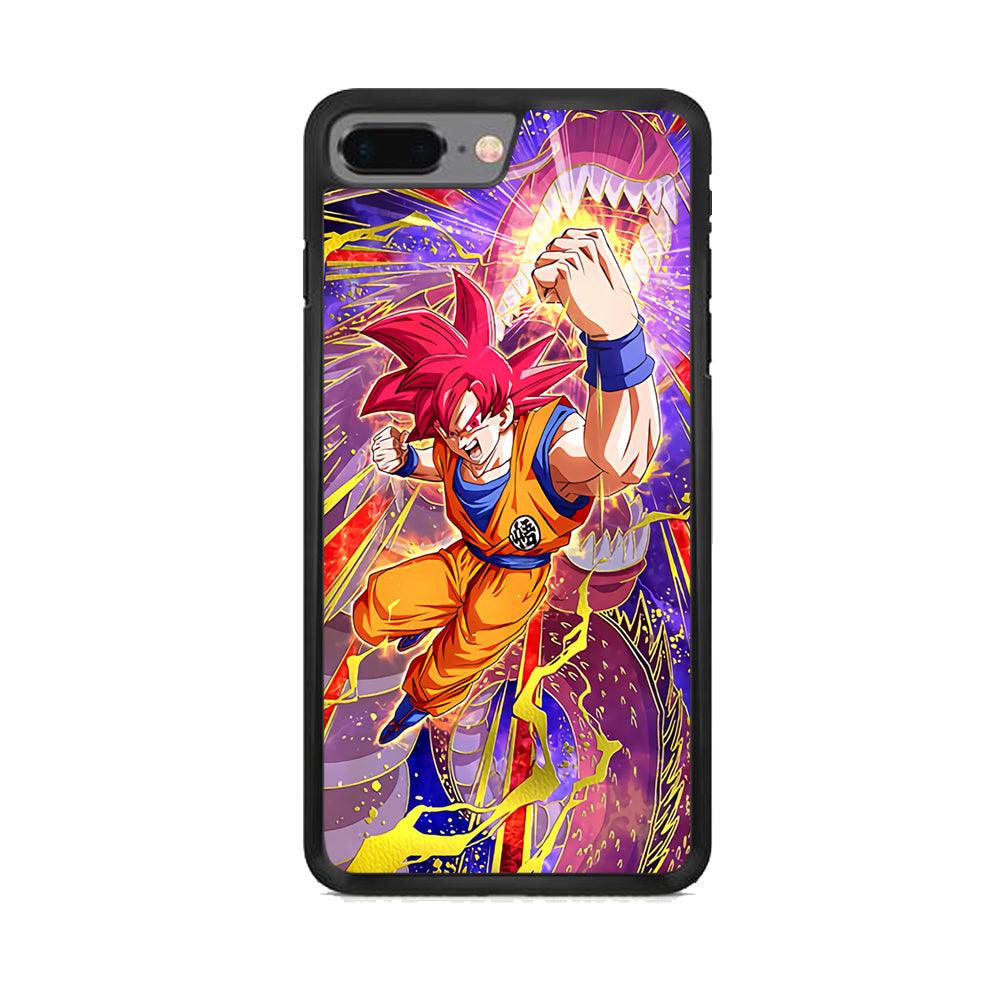 Dragon Ball Z God of Saiyan iPhone 8 Plus Case-3D Case-Oxvistore