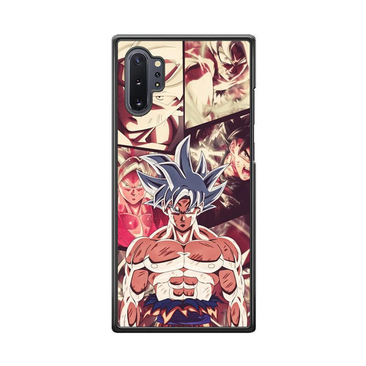 Dragon Ball Z Passion of Fight Samsung Galaxy Note 10 Plus Case-Rubber Black (2D Case)-Oxvistore