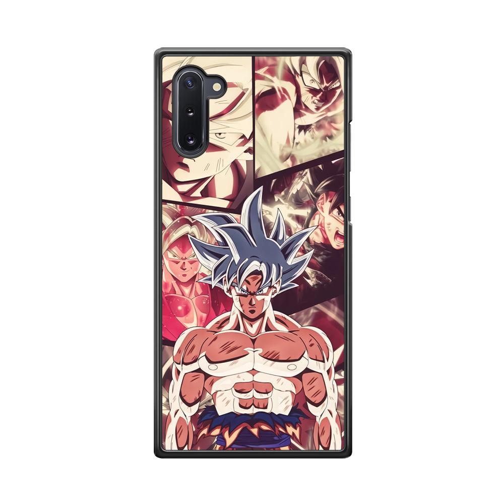 Dragon Ball Z Passion of Fight Samsung Galaxy Note 10 Case-Rubber White (2D Case)-Oxvistore
