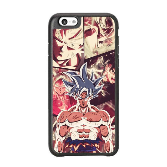 Dragon Ball Z Passion of Fight iPhone 6 Plus | 6s Plus Case-Rubber Black (2D Case)-Oxvistore