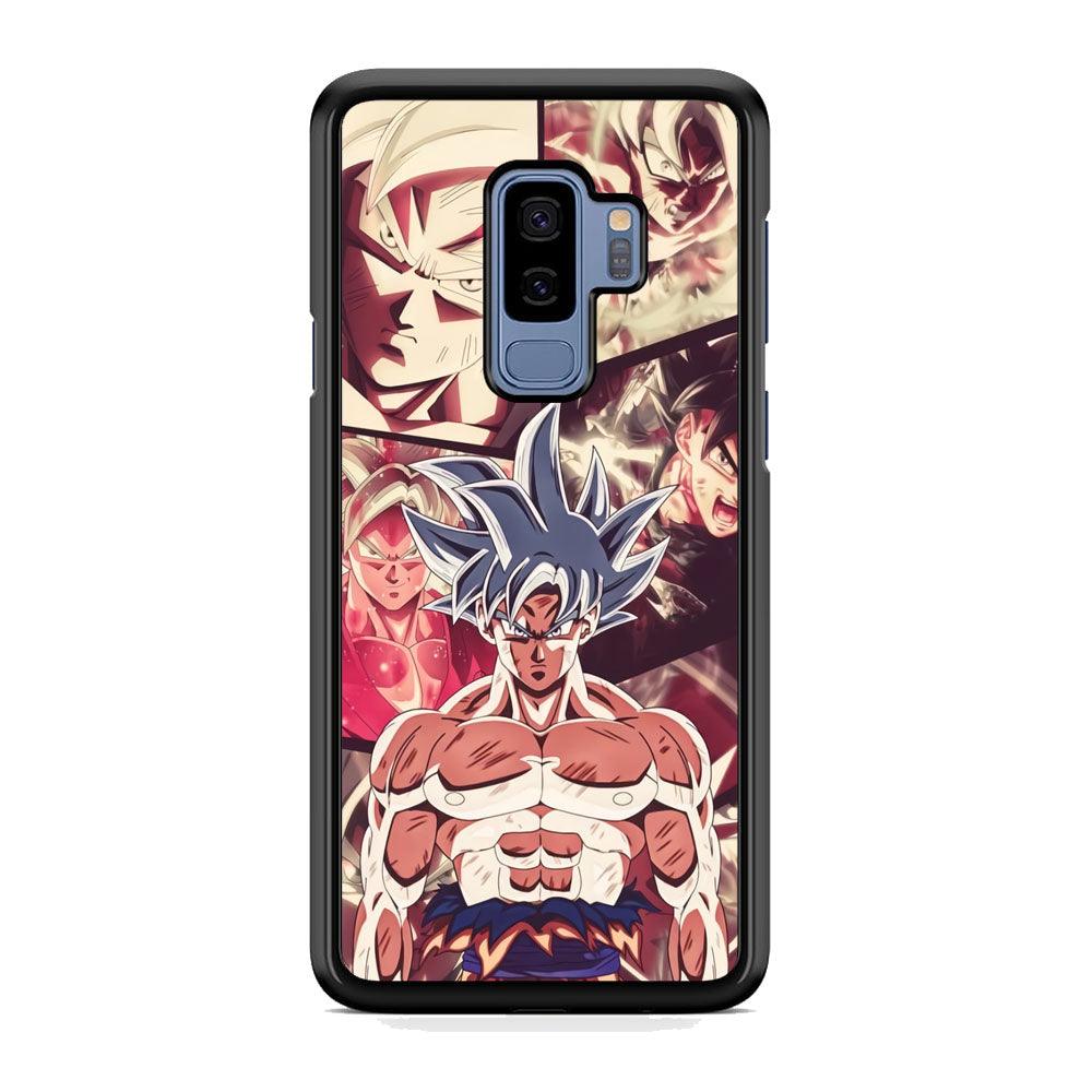 Dragon Ball Z Passion of Fight Samsung Galaxy S9 Plus Case-Rubber Black (2D Case)-Oxvistore