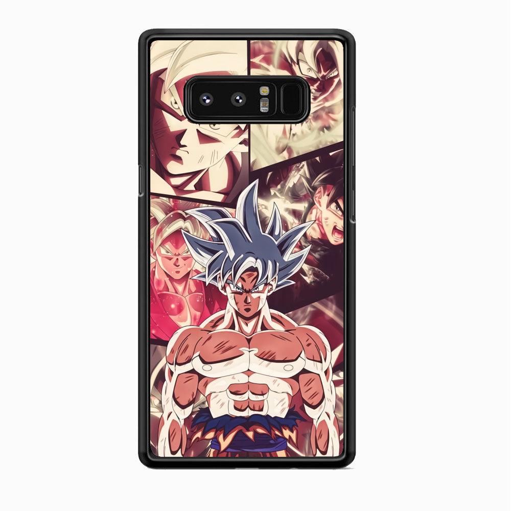Dragon Ball Z Passion of Fight Samsung Galaxy Note 8 Case-Rubber Black (2D Case)-Oxvistore