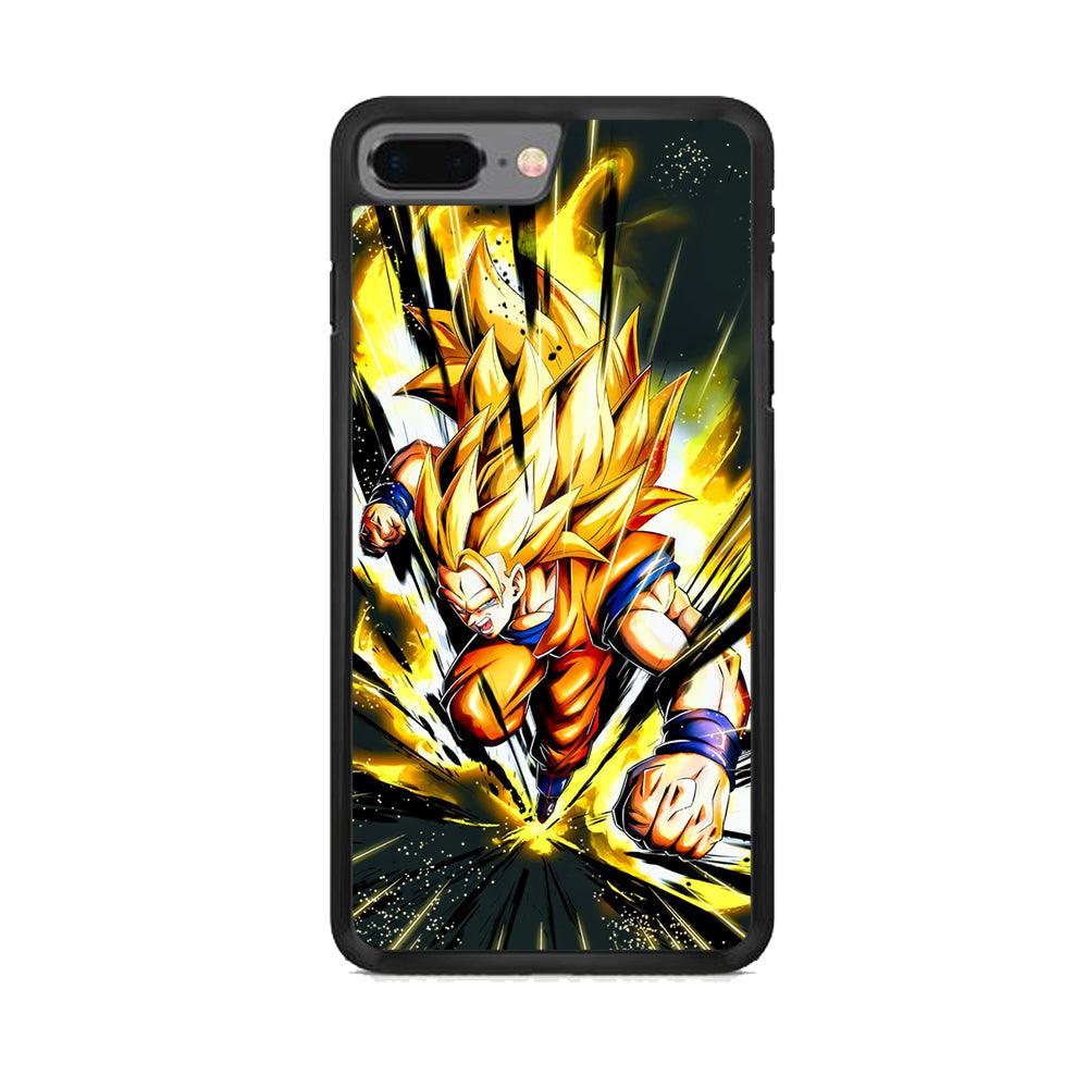 Dragon Ball Z Path of Faith iPhone 7 Plus Case-Rubber Black (2D Case)-Oxvistore