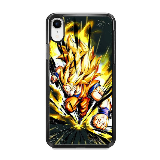 Dragon Ball Z Path of Faith iPhone XR Case-Rubber Black (2D Case)-Oxvistore