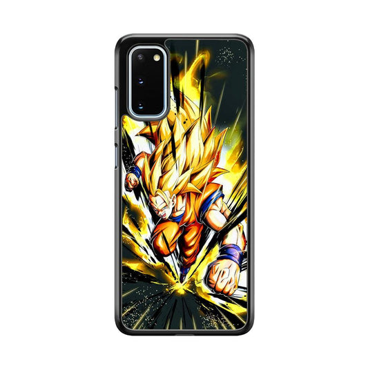 Dragon Ball Z Path of Faith Samsung Galaxy S20 Case-Rubber Black (2D Case)-Oxvistore