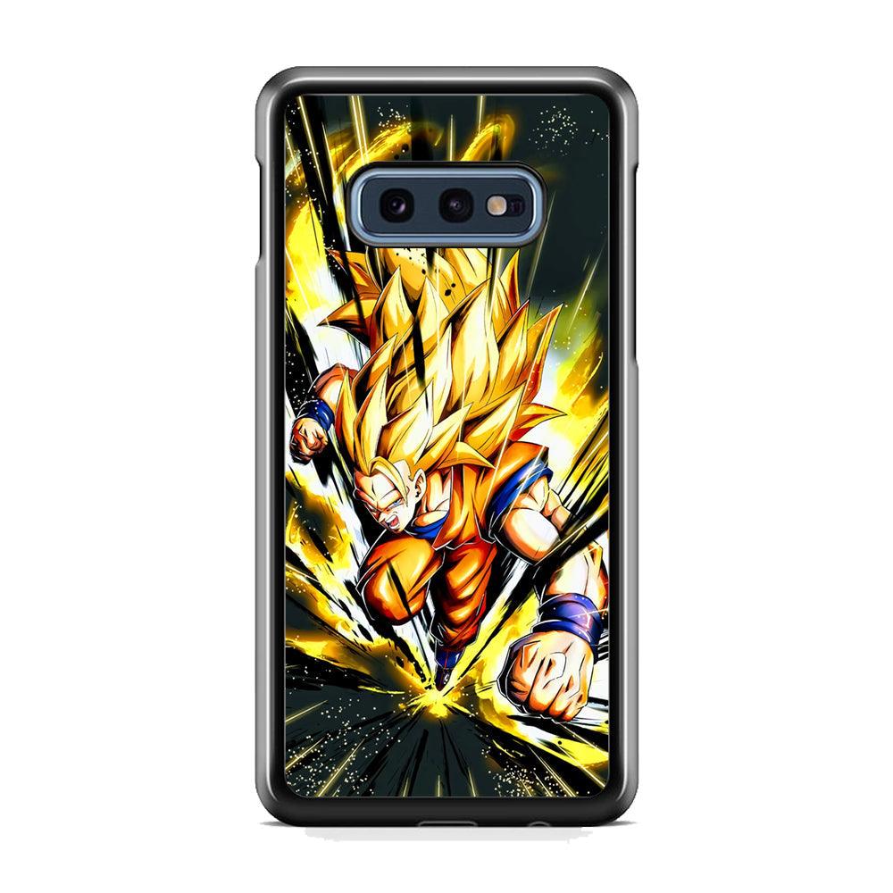 Dragon Ball Z Path of Faith Samsung Galaxy S10E Case-Rubber Black (2D Case)-Oxvistore