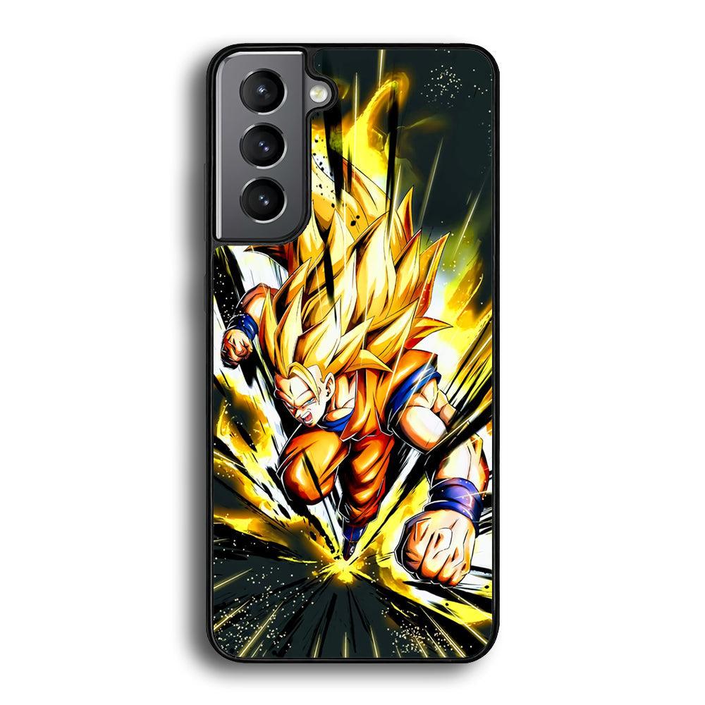 Dragon Ball Z Path of Faith Samsung Galaxy S21 Plus Case-Rubber Black (2D Case)-Oxvistore