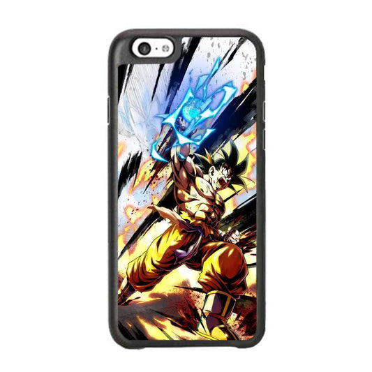 Dragon Ball Z Power Attack iPhone 6 Plus | 6s Plus Case-Rubber Black (2D Case)-Oxvistore