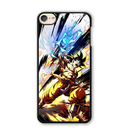 Dragon Ball Z Power Attack iPod Touch 6 Case-Plastic Black (2D Case)-Oxvistore