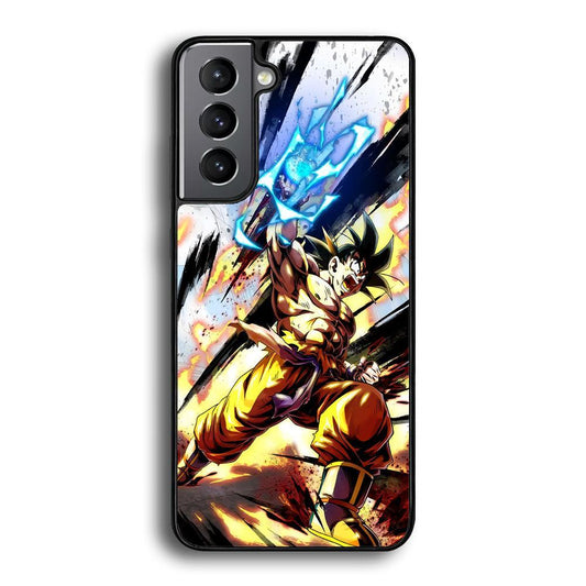 Dragon Ball Z Power Attack Samsung Galaxy S24 Plus Case-3D Case-Oxvistore