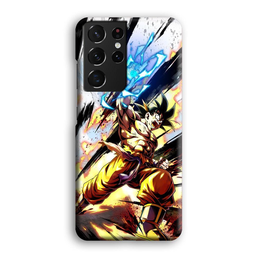 Dragon Ball Z Power Attack Samsung Galaxy S21 Ultra Case-Oxvistore