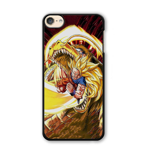 Dragon Ball Z Power of The Dragon iPod Touch 6 Case-Plastic Black (2D Case)-Oxvistore