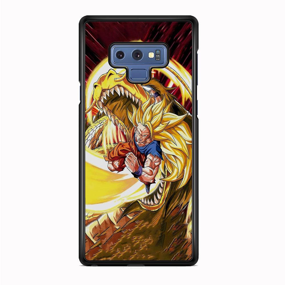 Dragon Ball Z Power of The Dragon Samsung Galaxy Note 9 Case-Rubber Black (2D Case)-Oxvistore