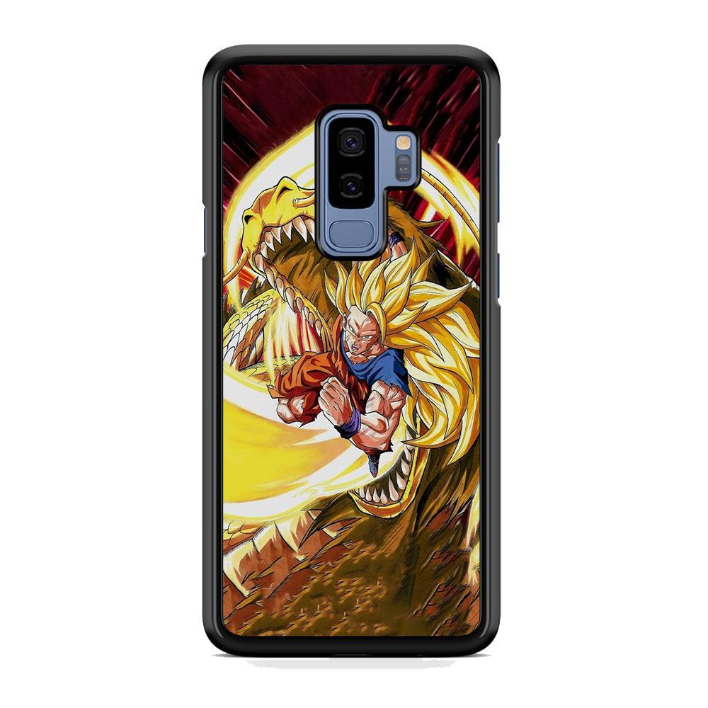 Dragon Ball Z Power of The Dragon Samsung Galaxy S9 Plus Case-Rubber Black (2D Case)-Oxvistore